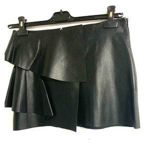 Faux Leather Skirt